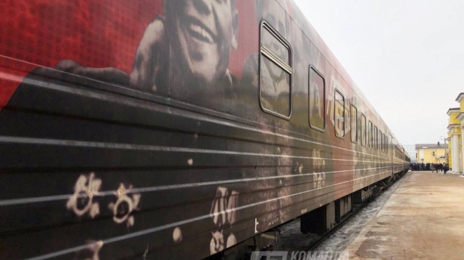 В Ленобласти за 6 дней более 8 тысяч человек посетили передвижной музей "Поезд Победы"