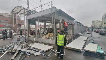 Земельные участки в Выборгском районе освободят от девяти незаконных торговых павильонов 