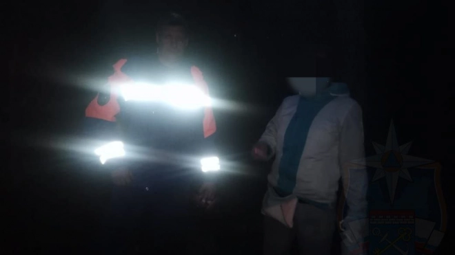 Спасательная операция в лесном массиве Волховского района: спасатели нашли заблудившуюся женщину