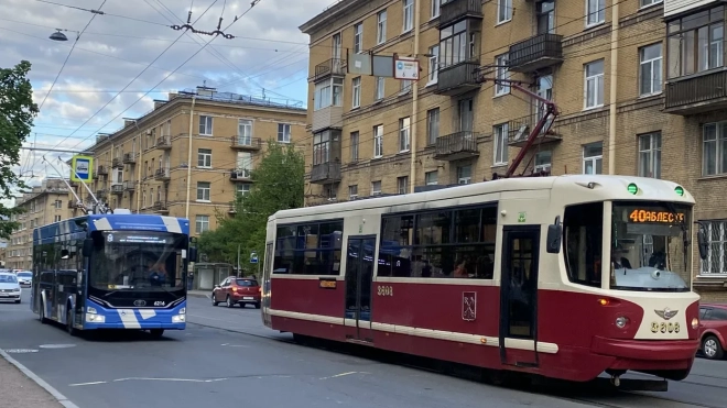 Из-за репетиции парада ВМФ трамваи и троллейбусы изменят маршруты в центре города