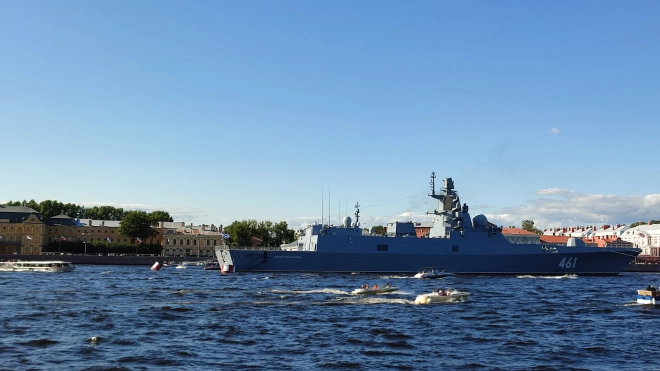 Стал известен прогноз погоды Петербурга в День ВМФ