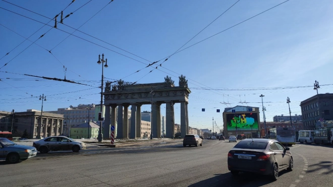 Движение по площади Московские Ворота ограничат до  октября 2024 года