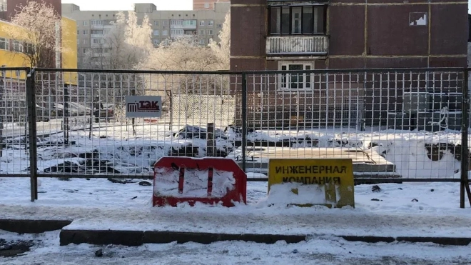 Авария на Дыбенко оставила без тепла почти 150 домов 