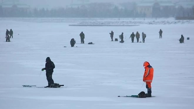 Более 600 людей заметили на льду акваторий в Курортном районе