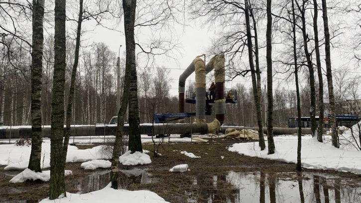В Кировском районе завершилась реконструкция системы теплоснабжения 