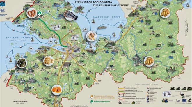 В Ленинградской области для туристов создали гастрономическую карту региона