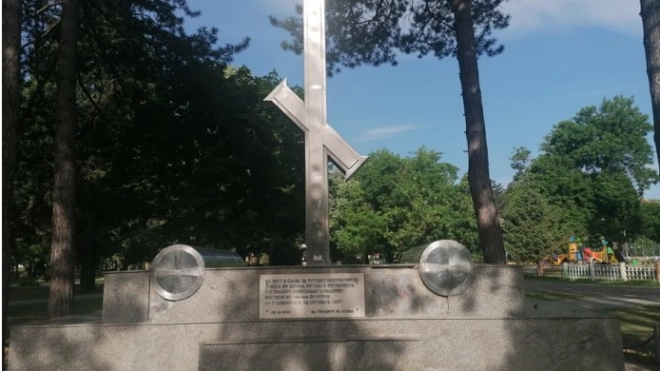В Северной Македонии осквернили памятник российскому консулу