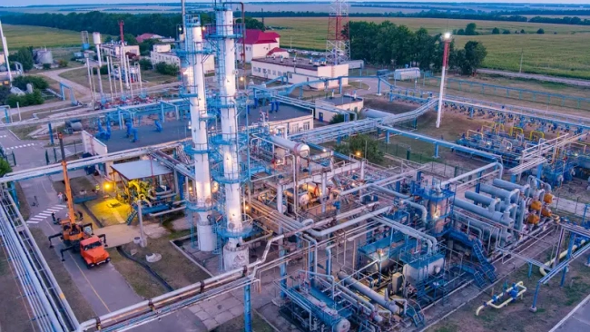 "Нафтогаз Украины" в 2021 году на 4% сократил добычу газа
