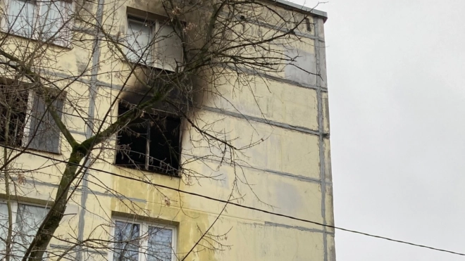 В четырехкомнатной квартире на улице Костюшко произошел пожар