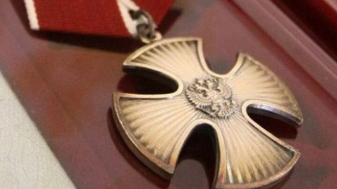 Погибшего в Петербурге подполковника Росгвардии наградили орденом Мужества посмертно