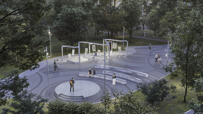 В 2021 году Заневский парк в Петербурге оформят в космическом стиле