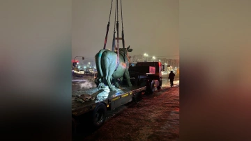 Скульптуры быков на Московском шоссе отреставрируют