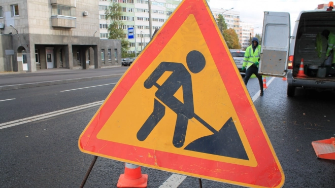На Витебском проспекте с 14 ноября ограничат движение автомобилей из-за ремонтных работ