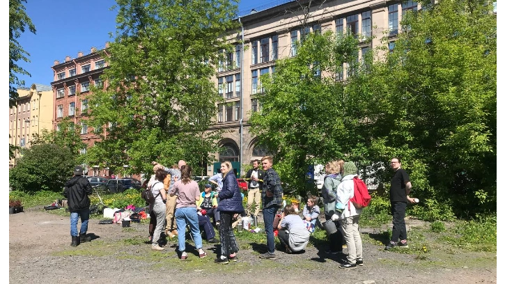 Пустырь на Петроградской стороне превратится в общественный сад