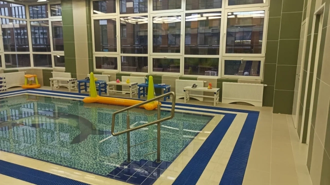 В детской поликлинике во Фрунзенском районе заработает бассейн в сентябре