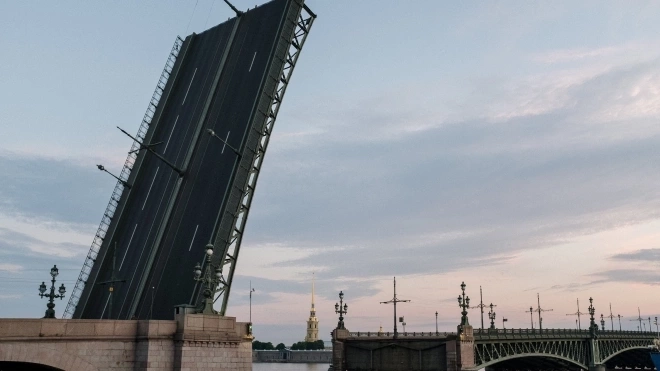 В Петербурге завершился сезон навигации и разводки мостов по графику