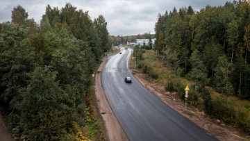 Ремонт Выборгского шоссе от Сертолово почти завершили
