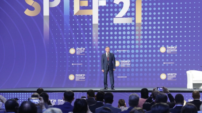 Губернатор Петербурга официально открыл ПМЭФ-2021
