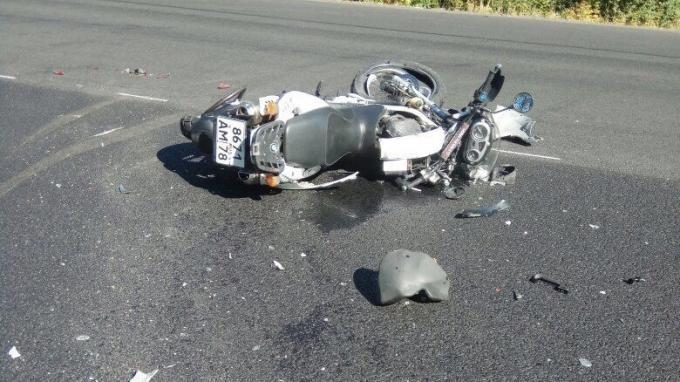 Водитель мотоцикла погиб в жестком ДТП на Выборгском шоссе