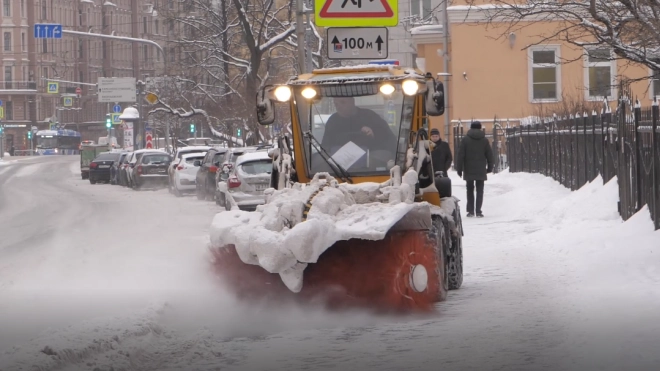 За прошлую неделю в Петербурге выпало 10 см снега