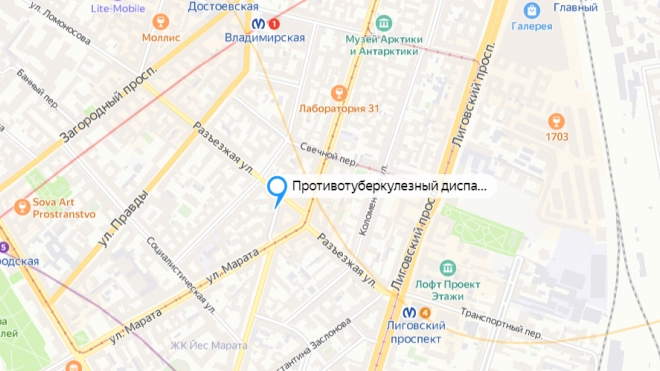 РПЦ получила здание туберкулезного диспансера в центре Петербурга