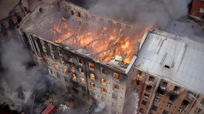 Акционер "Невской мануфактуры" подтвердил намерение отреставрировать сгоревшее здание