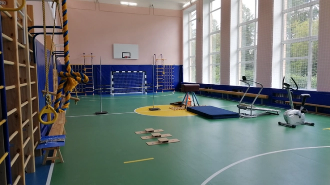 В Ленобласти к новому учебному году отремонтировали спортзалы в 14 школах