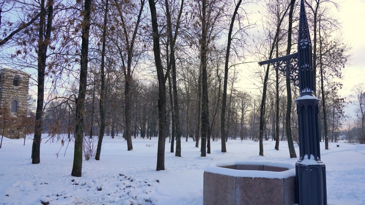 В Орловском парке Стрельны завершилась реставрация готического колодца 