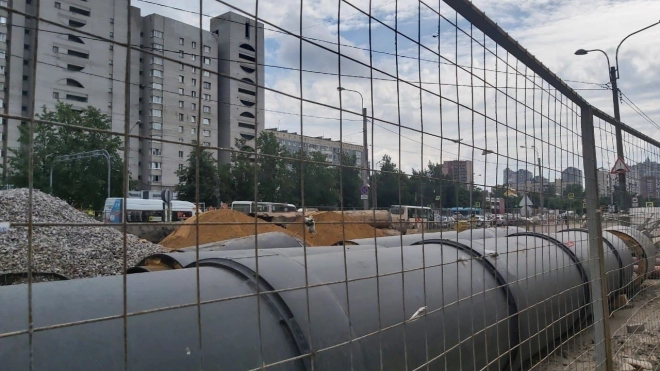 ТЭК завершил реконструкцию тепломагистрали у станции метро "Проспект Просвещения"