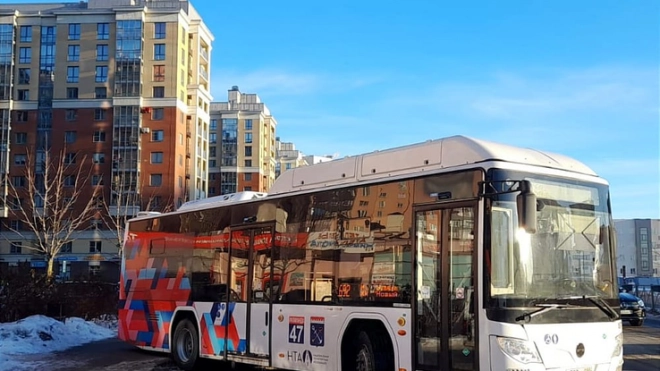 В Кудрово запустили 19 новых низкопольных автобусов