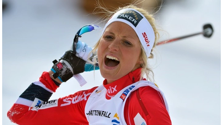 Йохауг поддержала российских лыжниц на Олимпийских играх
