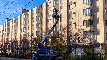 На 4-й и 9-й Советских улицах начался капитальный ремонт наружного освещения 