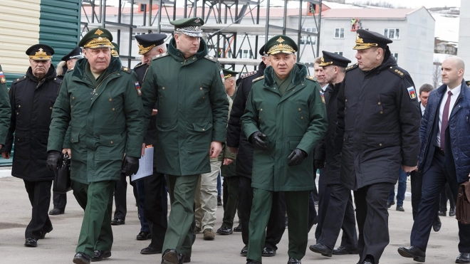 Министр обороны Сергей Шойгу прибыл на Северный флот