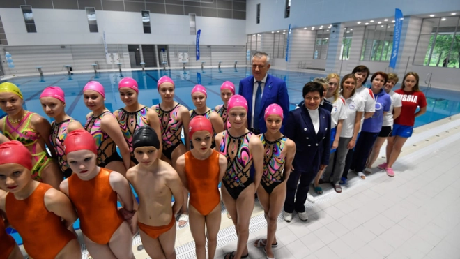 В Гатчине открыли бассейн, построенный на принципах государственно-частного партнерства