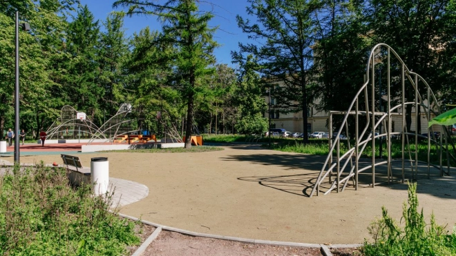 Благоустройство Заневского парка завершится в конце лета