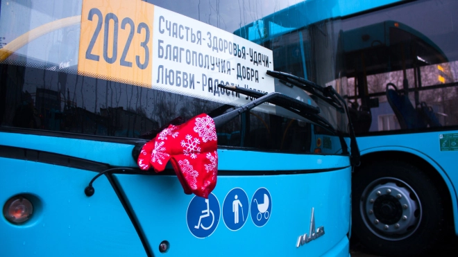 Пассажиров автобуса №24 до 30 декабря будет возить Дед Мороз