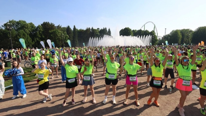 В День защиты детей более 25 тысяч петербуржцев приняли участие в Зелёном Марафоне Сбера