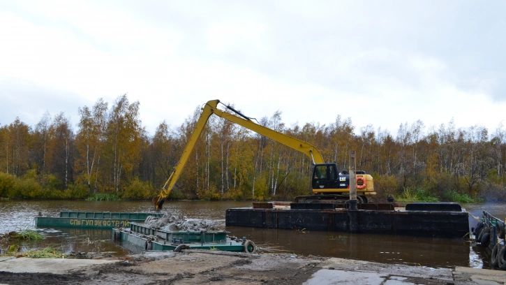В Петербурге проведут работы по расчистке русла реки Глухарки и Восточного канала Юнтоловской дачи
