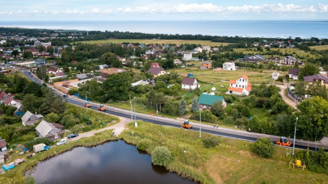 В Ленобласти целиком обновили трассу Большая Ижора – Бронка – Пеники