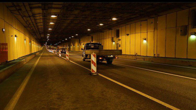 Из-за ремонта до 18 октября вводятся ограничения в тоннеле дамбы 