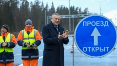 В Ленобласти открыли участок федеральной трассы А-181 "Скандинавия" от Огоньков до Цвелодубово