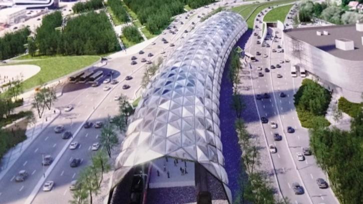 Новую станцию метро около “Лахта-Центр” построят в стиле хай-тек 