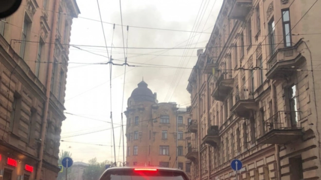 Пожар в Доме Басевича удалось локализовать