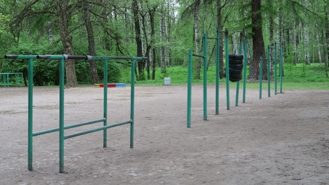 Второй этап благоустройства начался в петербургском парке Героев-Пожарных