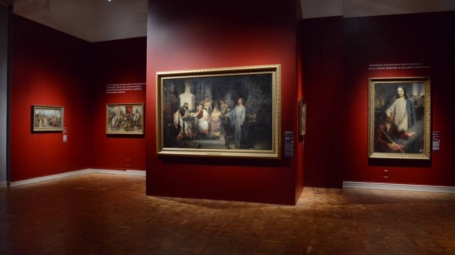 За полтора месяца число посетителей выставки работ Сурикова в Русском музее почти достигло 100 тыс. человек 