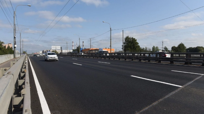На Ушаковском мосту завершился ремонт