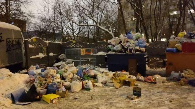 За новогодние праздники из Петербурга вывезли почти 400 тысяч кубометров отходов