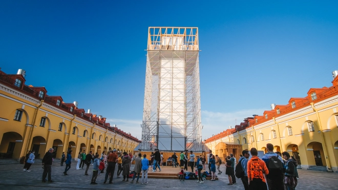 Временная смотровая башня в "Никольских рядах" закроется после 3 октября