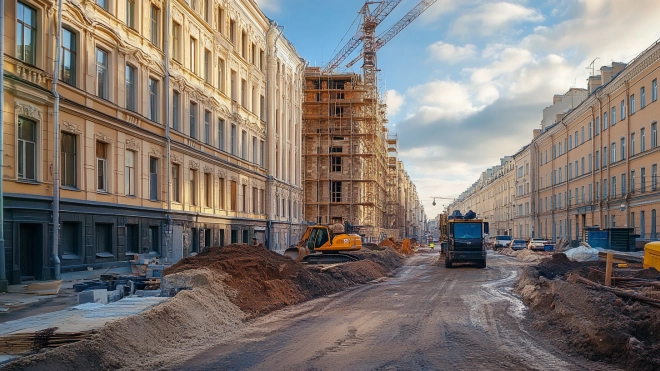 В Приморском районе реконструируют гостиницу на Торжковской улице