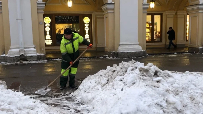 В марте в Петербурге выпало 30% месячной нормы снега